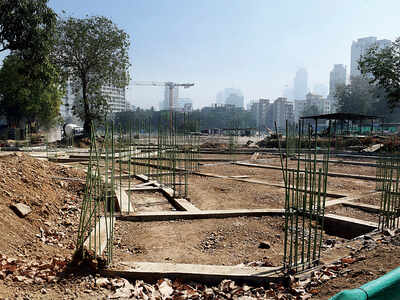 Construction of Babasaheb Ambedkar statue at Indu Mill compound in Dadar hit by Coronavirus epidemic in China