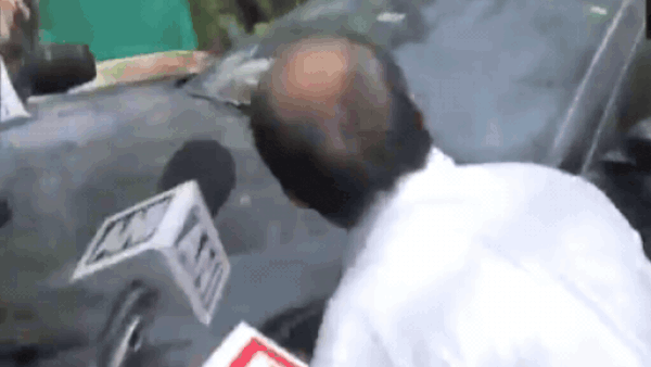 Twisha Sharma death: Mother-in-law’s lawyer loses cool, beats vehicle bonnet in dramatic scenes; watch
