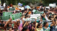 Special Status for Andhra: Students, activists protests in Vizag 