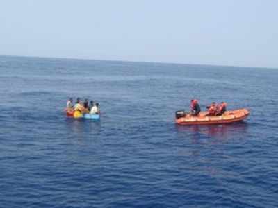 Karnataka Coast Guard rescues six crew members from mid-sea