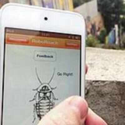Want to control cyborg cockroaches? There's a mobile app for that
