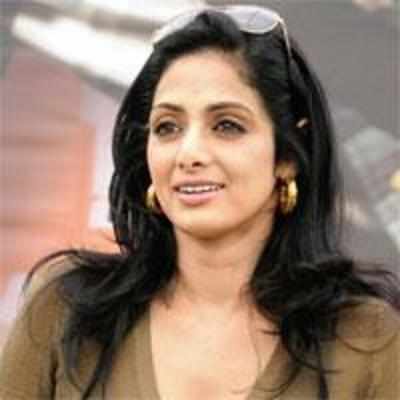 Sridevi's first day in office
