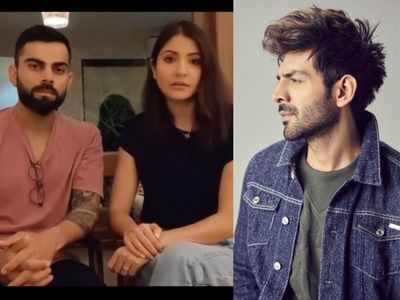 Virat Kohli, Anushka Sharma pledge support to fight COVID-19 pandemic; Kartik Aaryan joins fight with Rs 1 crore donation to PM CARES fund