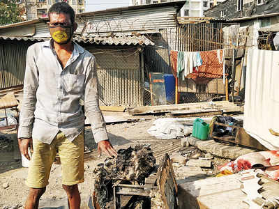 Rendered homeless by fire, families who lost everything await help from authorities