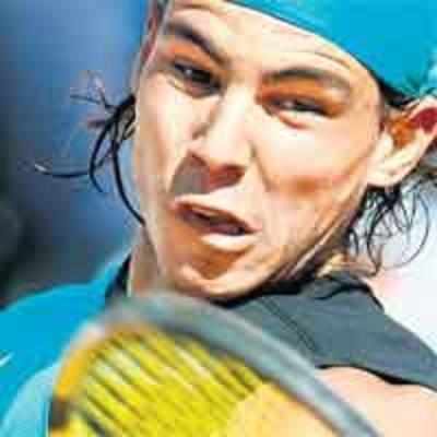 Roman treble for Nadal