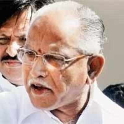 CM Yeddyurappa seeks divine solace, then heads for Delhi