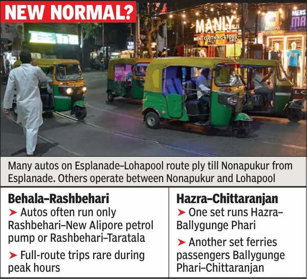 Commuters pay extra as autos run on ‘kata’ routes