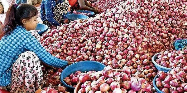Onion farmers stage agitation at Chandwad APMC to protest drop in wholesale prices