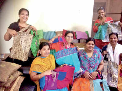 Weaving their magic: Nine women aim to reduce waste at landfills