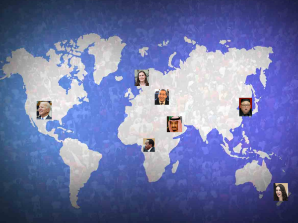 Can you guess the age of a leader based on average age of country's population?