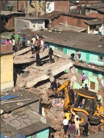 Building collapses in Bhiwandi; many feared trapped