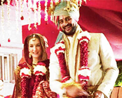 Arunoday Singh ties the knot with fiancee Lee Elton