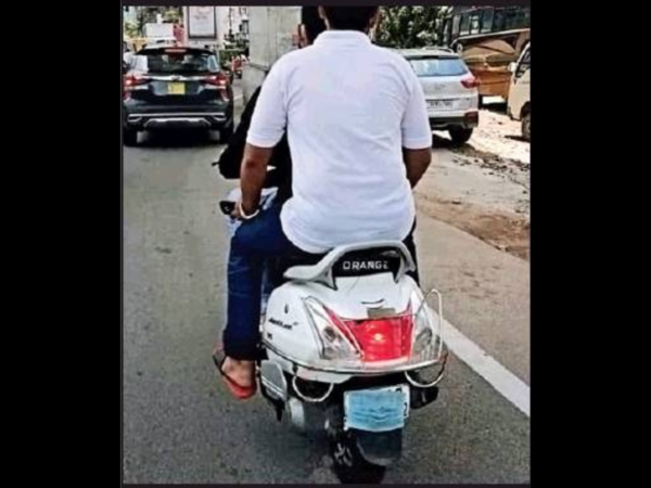 Face masks adorn number plates as bikers race past cops in Hyderabad, beat CCTVs and e-challans