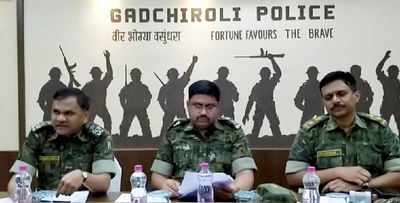 Watch: Cops celebrate two successful encounters with Naxals in Maharashtra's Gadchiroli