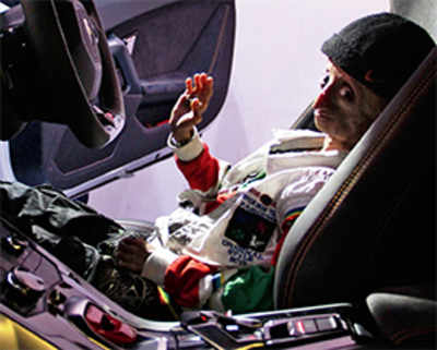 Progeria kid fulfils dream of riding in super car