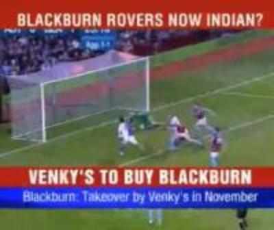 Indian co Venky's to buy Blackburn Rovers