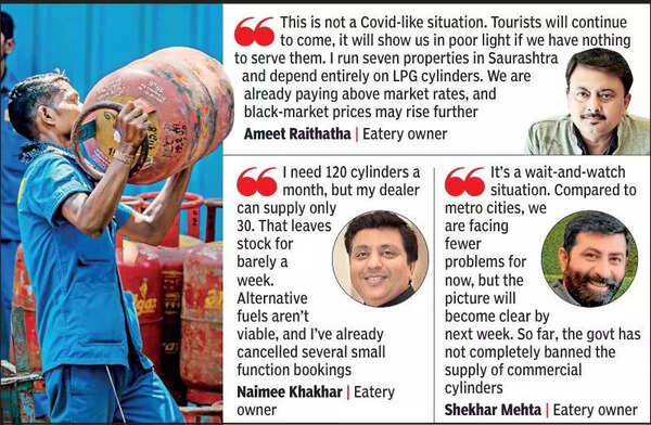 LPG crisis forces hotels to cancel events, cut menus