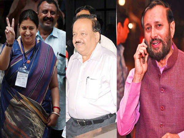 Cabinet reshuffle: Good report card helps Smriti Irani, Harsh Vardhan, Prakash Javadekar retain jobs