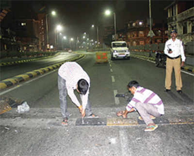 After five days of snarl-ups, JJ flyover speed breakers removed