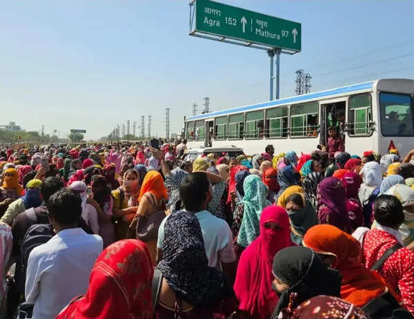 FIR against protesters who blocked highway in Faridabad’s Palwal over wage hike