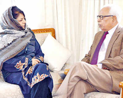 Mehbooba puts conditions for govt formation in J&K