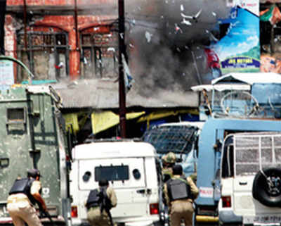 7 terrorists, CRPF officer killed in J&K