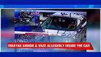 CCTV shows Sachin Vaze, Vinayak Shinde travelling in same car 3 days before Mansukh Hiren's death 