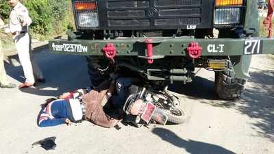 Three bikers crushed to death on Jammu-Srinagar Highway