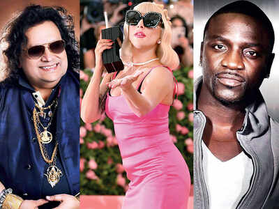 Bappi Lahiri makes music with Lady Gaga and Akon now