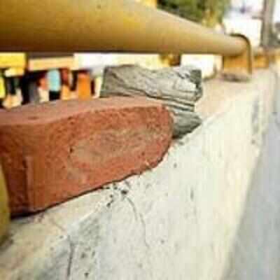 Watch your head while walking under the Jayadeva flyover