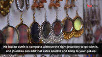 JAZZ UP YOUR TRADITIONAL OUTFIT WITH THESE BLINGY JHUMKAS FROM FC ROAD 