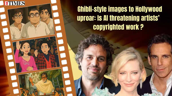 From Ghibli-inspired images to Hollywood's uproar: Is AI threatening artists' copyrighted work in the entertainment industry?