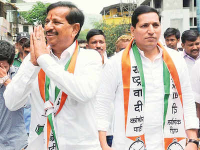 In another setback to NCP, Navi Mumbai strongman Ganesh Naik, MLA son all set to join BJP
