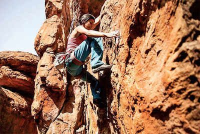 Bengaluru woman sets climbing benchmark