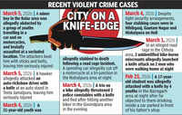 Rise in knife attacks: Police jab in dark, file FIRs under strict sections