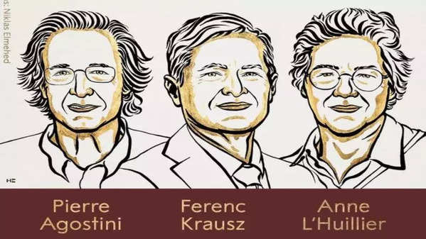 Trio awarded Nobel Prize in physics for pioneering rapid light flashes capturing shortest moments