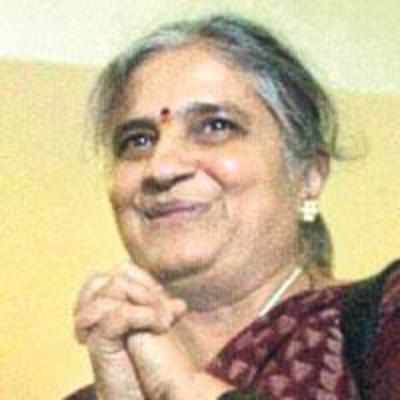 Sudha Murthy to act in popular TV soap, but won't allow make-up