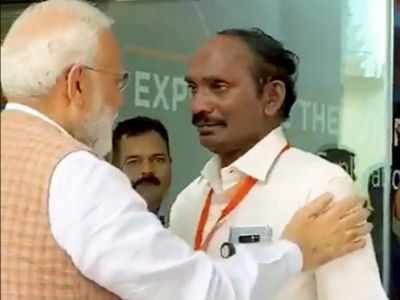 PM Modi consoles ISRO Chief K Sivan after space agency loses contact with Vikram lander