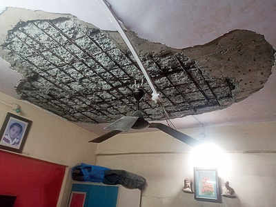 Police constable’s wife injured in ceiling collapse