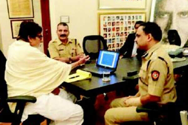 Don't drink and drive, Big B is watching