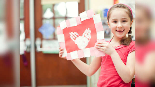 Hand print card