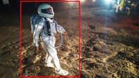 Mangaluru: 'Astronaut' walks through road filled with potholes, video goes viral 