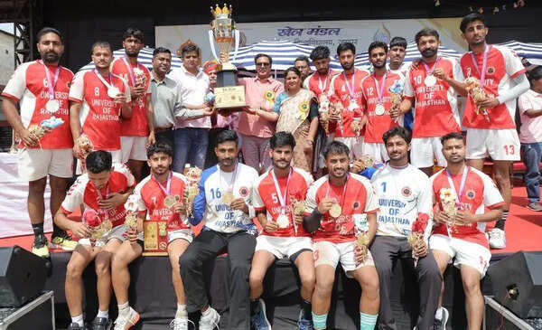 All India Inter-University Handball Men tournament: University of Rajasthan beat UEM Jaipur 24-18 in final to clinch title