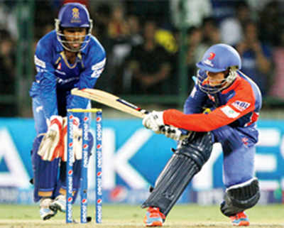Nair, Samson come to the party as Royals sink Delhi