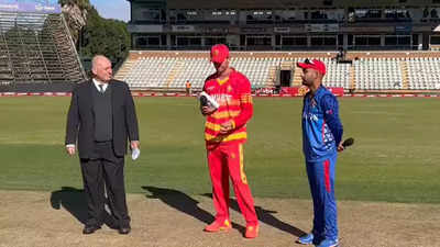 Zimbabwe Vs Afghanistan 1st ODI Live Score Updates - The Times Of India