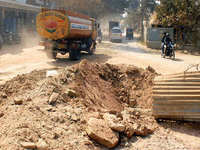 Balagere Main Road in severe need of repair