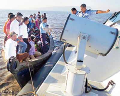 Coast guard rescues 78 from boat stranded near Elephanta Islands