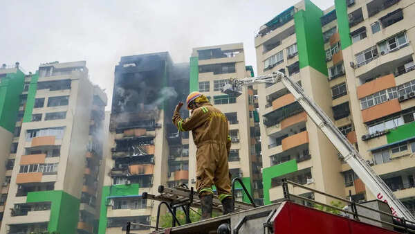 ‘45 mins of sheer panic’: Lucky escape for many from Indirapuram towering inferno