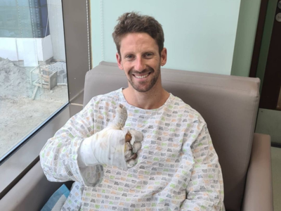 Loving life: Formula 1 driver Romain Grosjean thanks supporters for messages