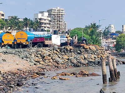 ‘Govt destroying Bandra village beach’